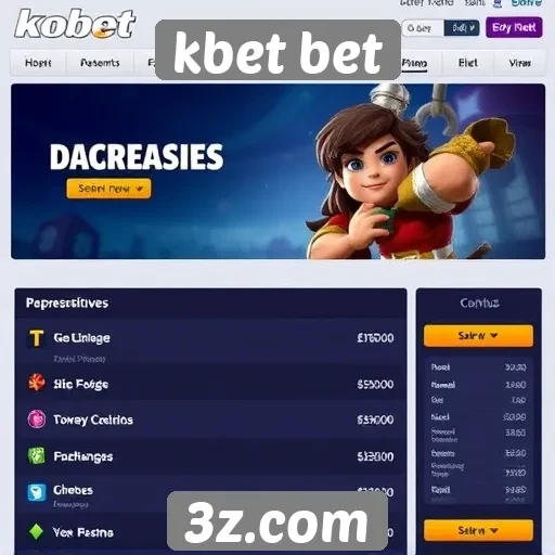 Avaliação das funcionalidades do site kbet bet